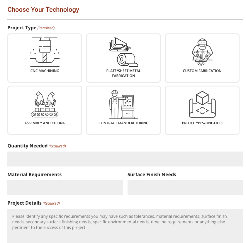 Online Estimate Requests Online Estimate Requests